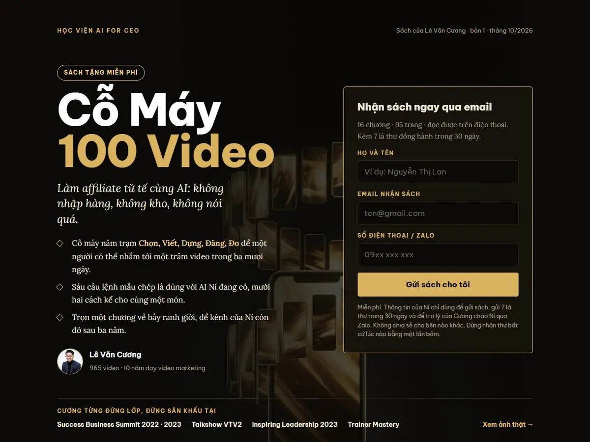 Ảnh chụp trang 100video.levancuong.com